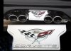 1997-2004 C5 Corvette Billet Exhaust Enhancer 50th